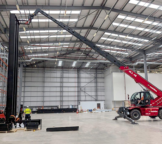 Heavy Duty Cantilever Racking for Pre-assembly Storage