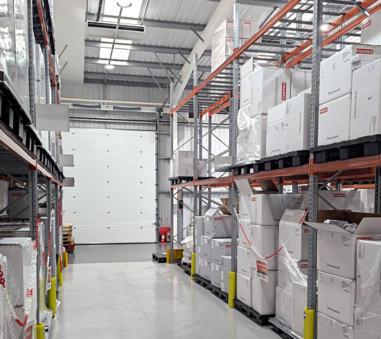 Temperature Controlled Warehouse for Medical Device Storage